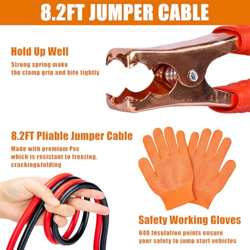 Car Roadside Emergency Kit, Car Safety Kit Portable Car | Hand Tools - Image 5