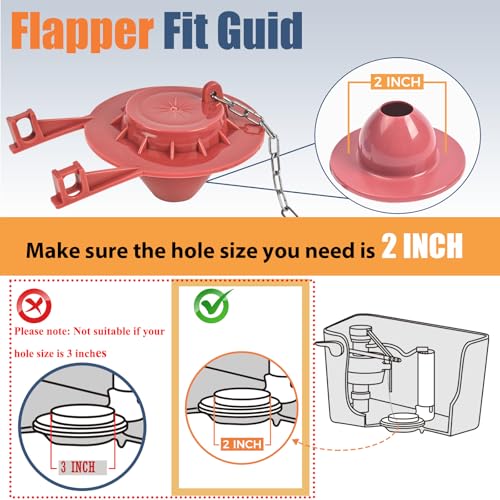 Universal Toilet Flusher Replacement Kit, Fill Valve - Image 6