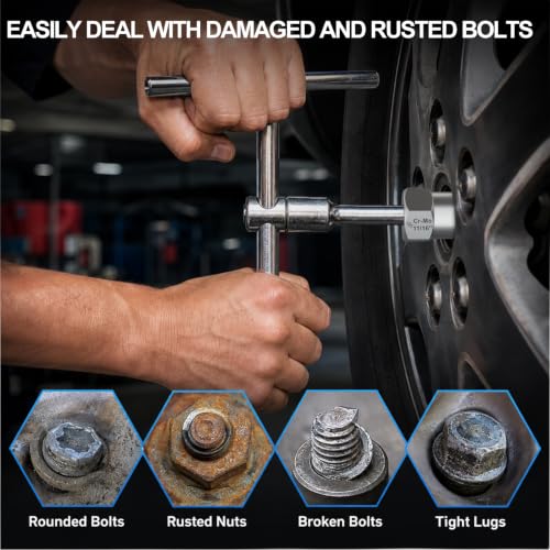 STREBITO Bolt Extractor Kit, 16PCS Cr-Mo Steel Bolt - Image 7