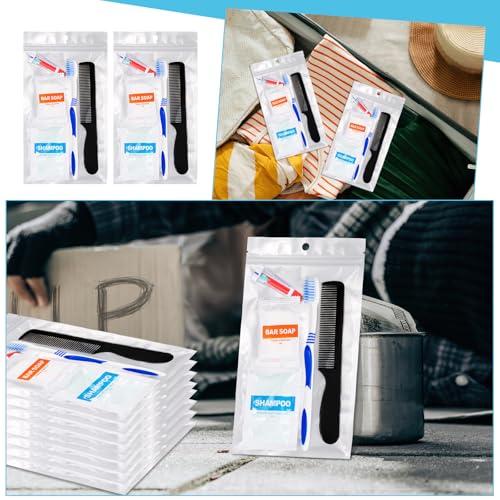 48 Sets Toiletry Kits Bulk, Travel Size Personal Hygiene Supplies - Image 6