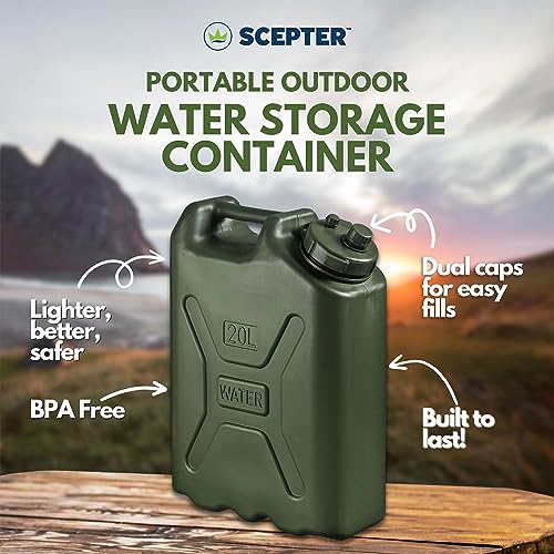 Scepter Military Style Water Storage Container for Camping, Green - Image 5