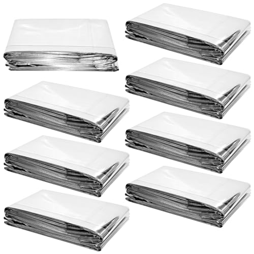 20 Pcs Emergency Mylar Thermal Blanket,High Reflectivity - Image 2