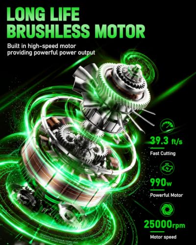 TIETOC 2-in-1 Brushless Pole Saw for Tree Trimming – 8/6" - Image 4