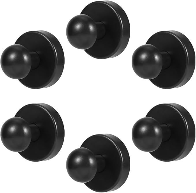 Picowe Suction Cup Hooks, Heavy Duty No Drill Holds Weight, Removable Adhesive Grips for Tile, Glass, Mirror, Shower - Perfect for Bathroom, Kitchen, Office Organization (6)