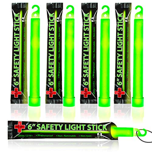 25 Ultra Bright Green Glow Sticks - Individual Packed - Image 2