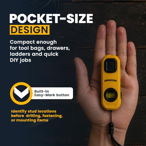 Zircon® StudScout™ Magnetic Stud Finder with Level & Marker - Image 7