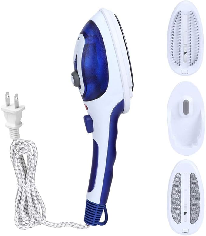 Garment Steamer, 800W 100ml Portable Household Mini Eletric Garment Steamer Handheld Clothes Garment Steamer Fabric Heat Wrinkle Remover Tool with 5 Holes(US Plug 110V)