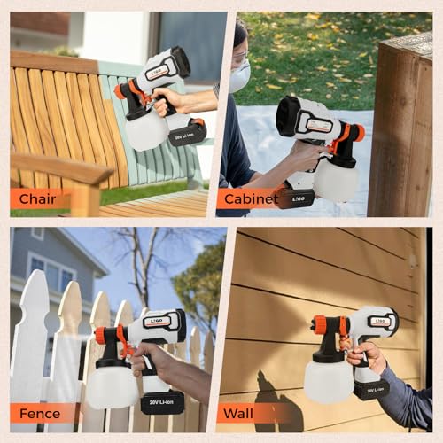 LIGO Cordless Paint Sprayer, 20V Battery Powered HVLP | Home Repair - Image 5