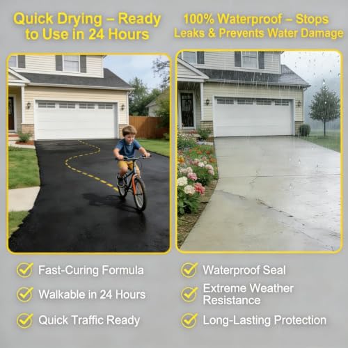 Concrete Cement Crack Filler Self-Leveling Sealant | Home Repair - Image 6