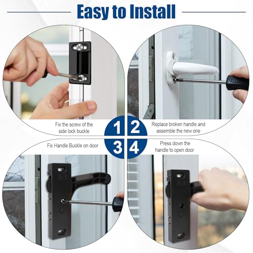 RV Screen Door Latch Handle Replacement Kit, Left Side - Image 7