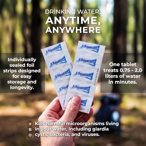 Aquatabs 49mg Water Purification Tablets (30 Pack). Water - Image 3
