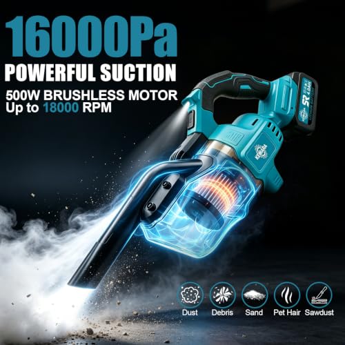 Cordless Vacuum Cleaner Handheld - Stick Shop Vac | Travel Essentials - Image 3