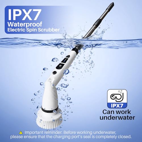 JOYMOOP Electric Spin Scrubber, Cordless Cleaning Brush - Image 5