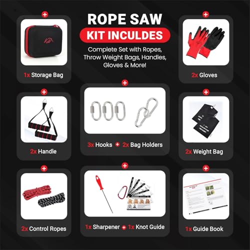 55 Inch High Limb Rope Saw – 360 Rope Chain Saw for Manual - Image 3