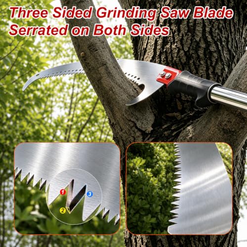 14FT Pole Saw with Adjustable Length for Tree Trimming - Image 6