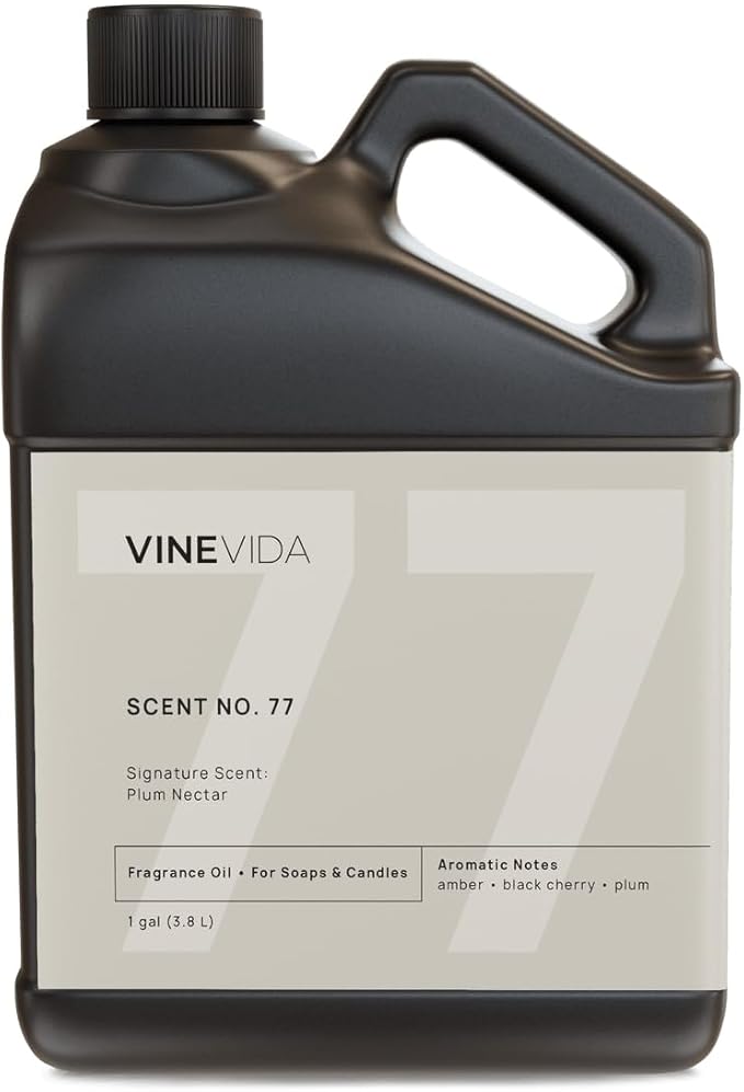 VINEVIDA [128oz] Scent No.77 Fragrance Oil for Candle Making and Soap Making - Premium Candle Scents for Soy Candles