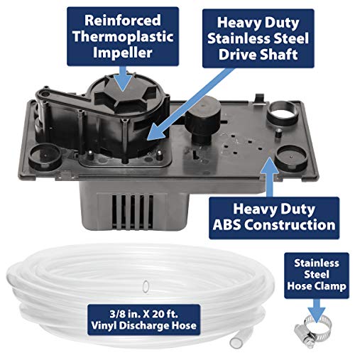 Superior Pump 97154, 65 GPH 1/50 HP Automatic Condensate Pump - Image 6