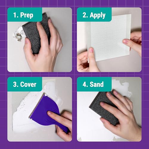 StrongPatch® 6 in. x 6 in. Flexible Self-Adhesive Wall | Home Repair - Image 6
