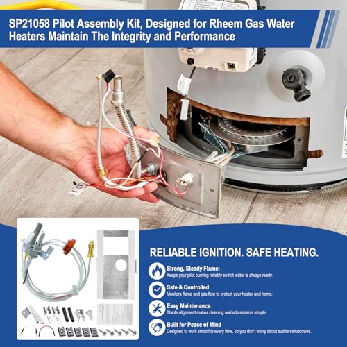 SP21058 Pilot Assembly Replacement Kit for Rheem Water Heater - Image 3