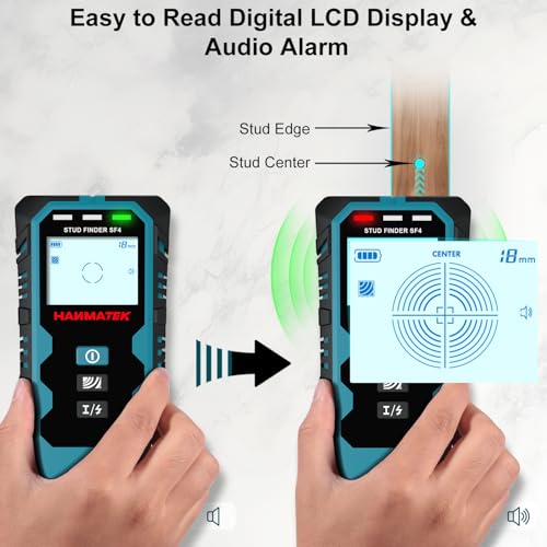 HANMATEK Stud Finder Wall Scanner,5 in 1 Multifunction | Home Repair - Image 7