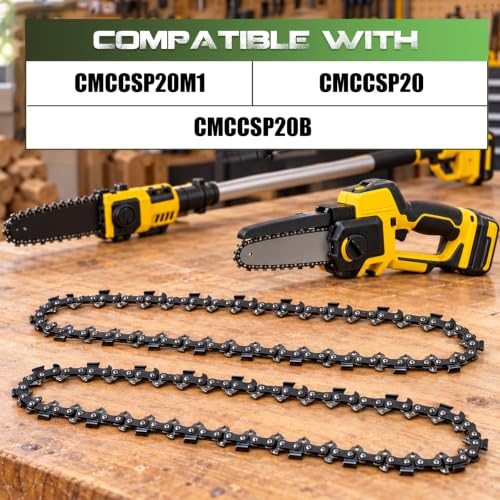 2PC 8 Inch Replacement Pole Saw Chain for Craftsman - Image 4