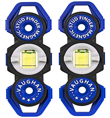 Vaughan 2 Piece Pocket Sized Magnetic Stud Finder and Level - Image 1