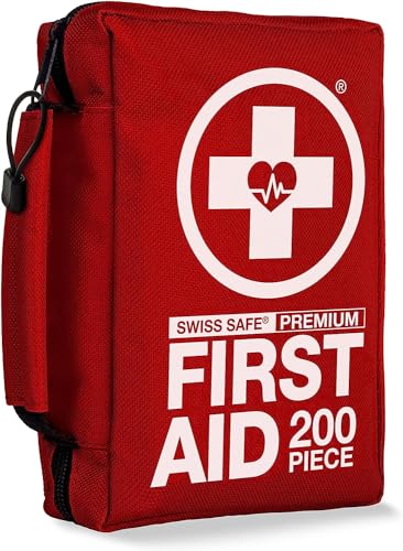 Swiss Safe 200 Pcs First Aid Kit for Camping, Travel - Image 3