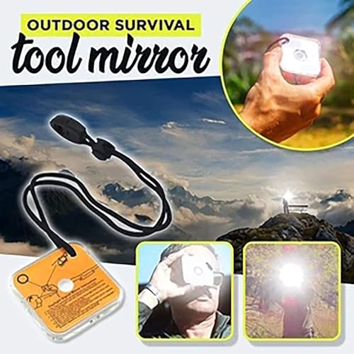 2.2 Inch Signal Mirror Survival Reflective Mirror with Aim - Image 6