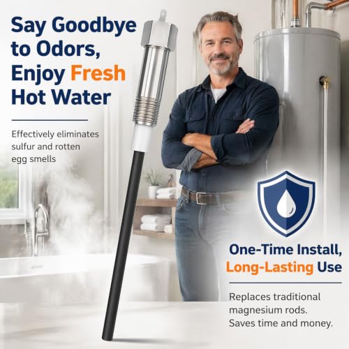 Powered Anode Rod for Water Heater–Eliminate Odor,Titanium - Image 7