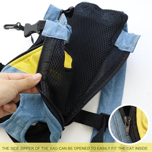 Pet Carrier Backpack, Adjustable Backpack Legs Out | Pet Essentials - Image 3