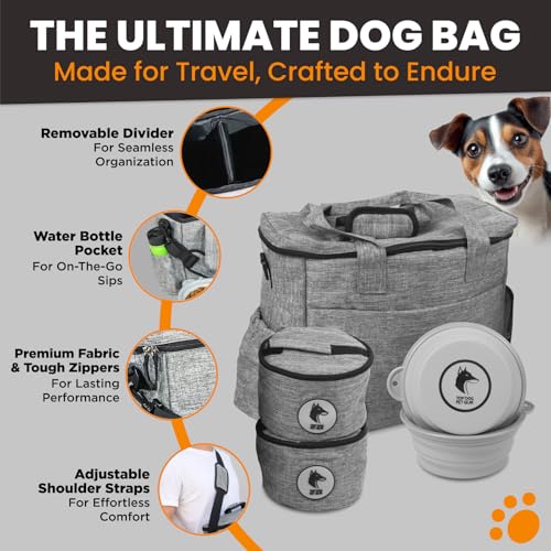 Dog Travel Bag for Supplies - Airline Approved Pet | Travel Essentials - Image 4