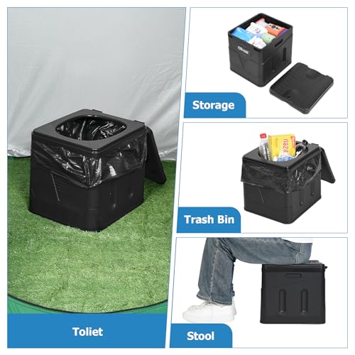 OTraki Portable Folding Toilet for Camping Compact Travel - Image 6