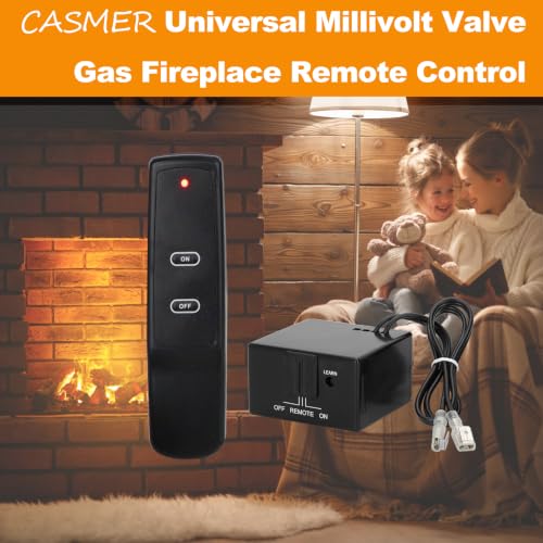 Universal Gas Fireplace Remote Control, Dual Power Millivolt - Image 4