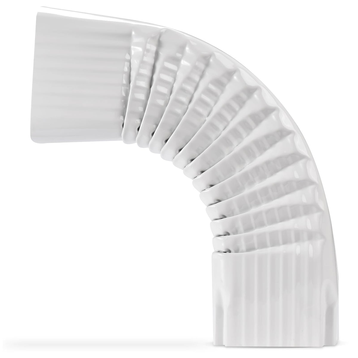 VYH Gutter Downspout Gutter Elbow Style B 3" x 4" 90° White - Image 1