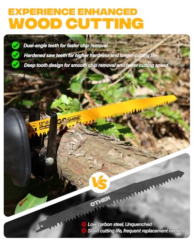 Wood Pruning Reciprocating Saw Blades, 12 Inch Pruning - Image 5