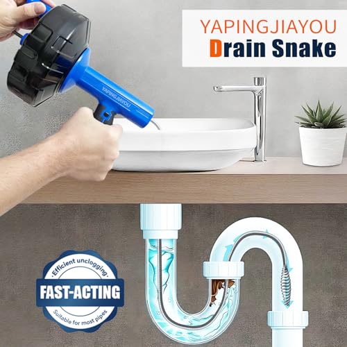 33-Feet Drain Snake Auger Kit, Plumbing snake - Image 3