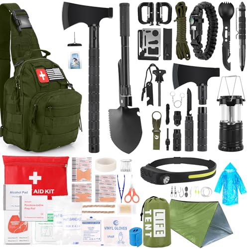 Survival Kit, 268 Pcs Emergency Survival Gear | Travel Essentials - Image 2