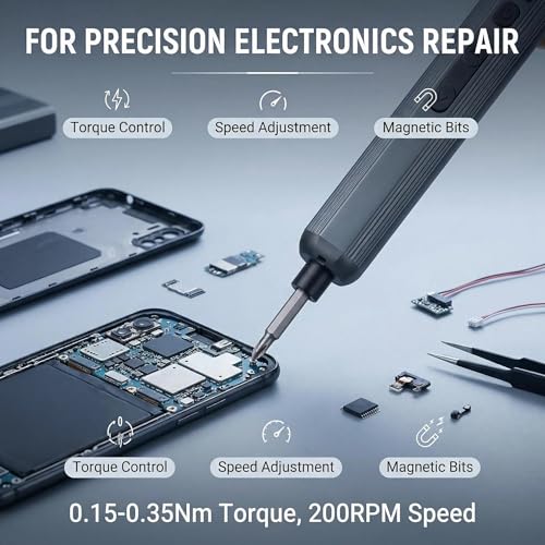 Mini Electric Screwdriver Set, Cordless Screwdriver - Image 6