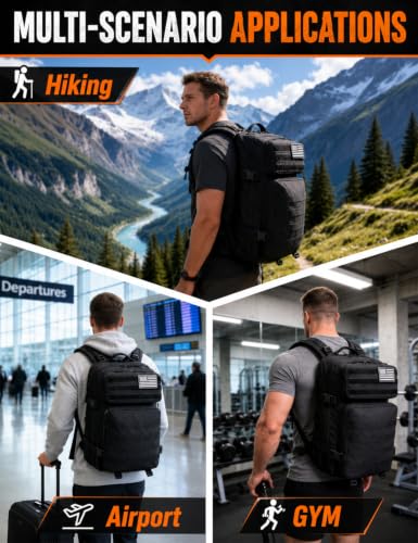 J.SH Large Tactical Backpack, Bug Out Backpack for Men - Image 8