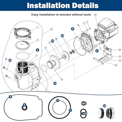 O-Ring Rebuild Repair Kit Fit for Pentair | Home Repair - Image 6