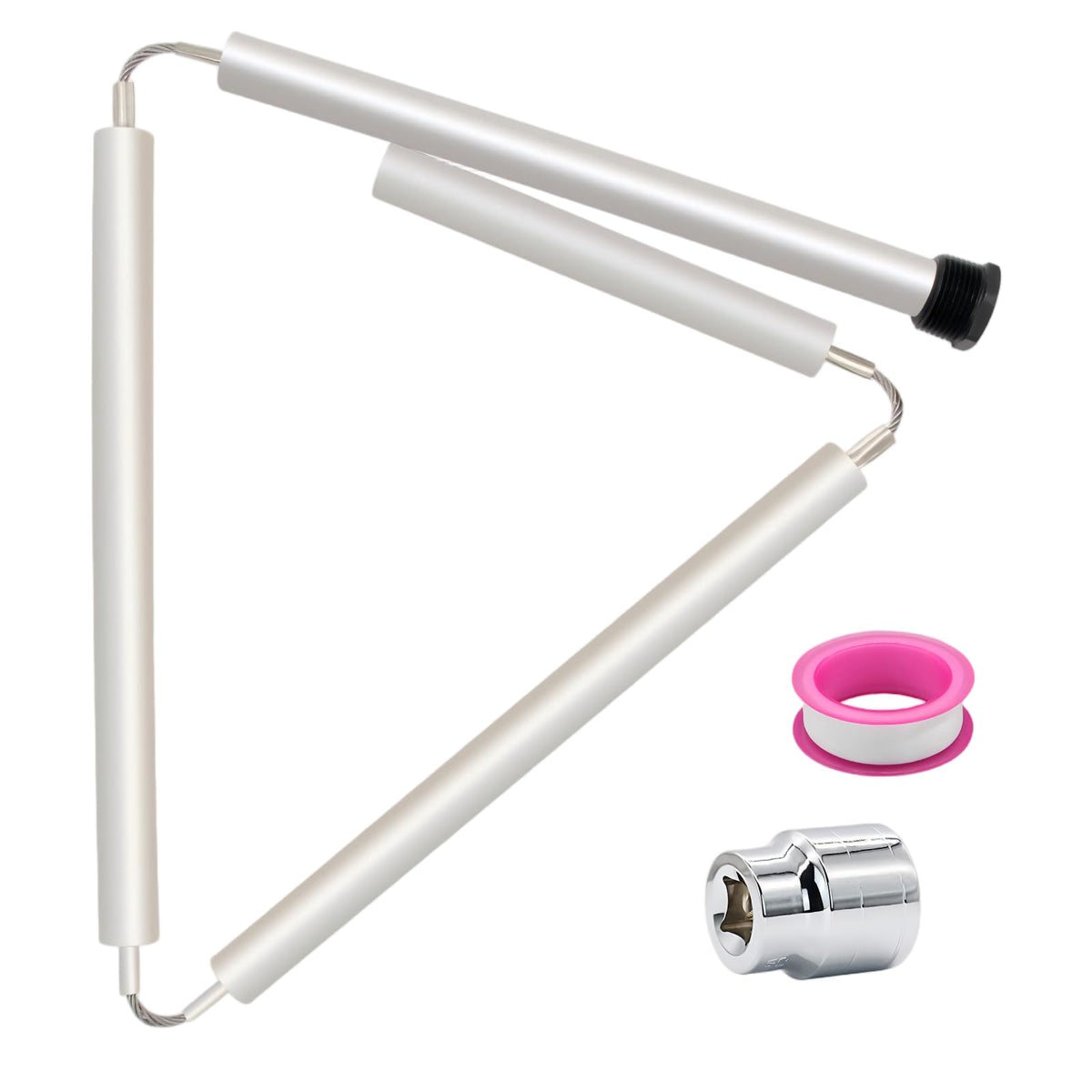 44 Inch Flexible Magnesium Anode Rod, 3/4 Inch NPT Kit | Hand Tools - Image 1
