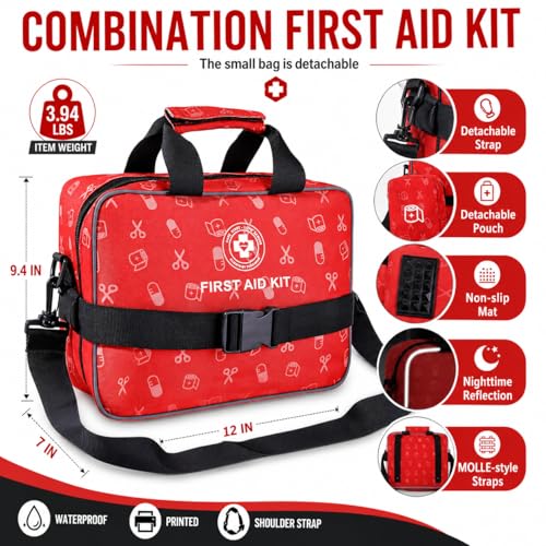 All-in-One Premium 530 Piece Emergency First Aid Kit - Image 3