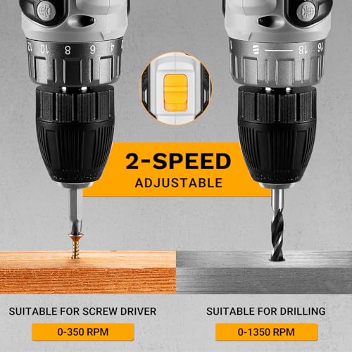 Power Drill Cordless: DEKOPRO 20V Electric Drills - Image 4
