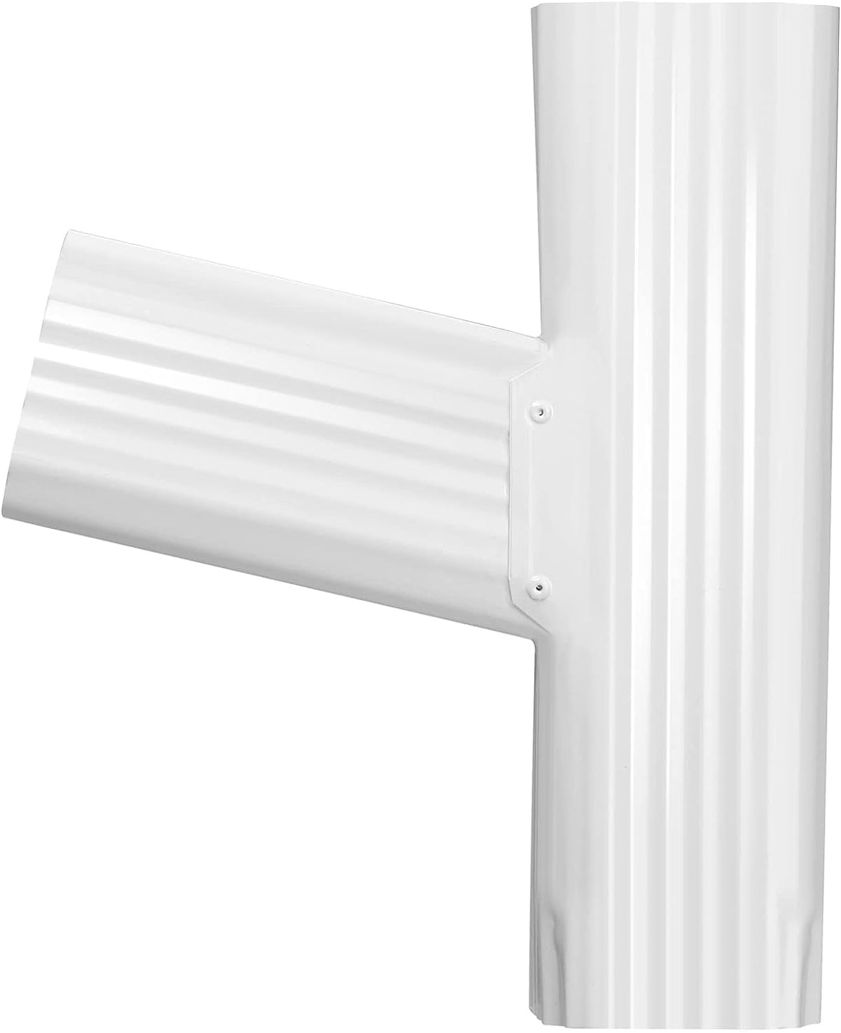 VYH Gutter Downspout Y Connector 2x3 Standard Left High Gloss - Image 1