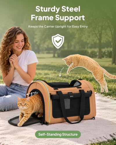 Backpackable Cat Carrier 17"x11"x11", Soft-Sided | Pet Essentials - Image 5