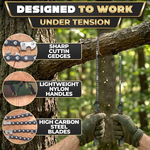 High Limb Rope Saw for Trees, 25.5" Cable Saw with 11 Teeth - Image 4