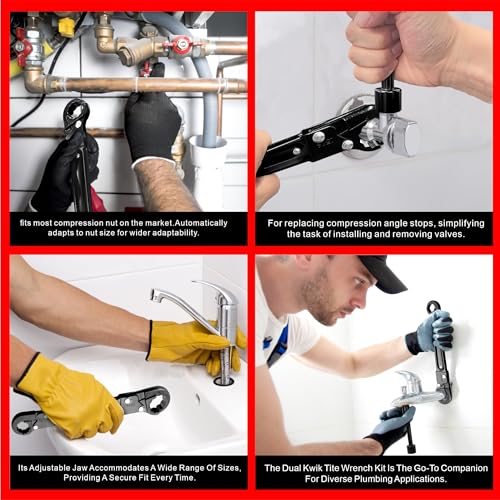 Plumbing Tools, Angle Stop Wrench Kit - Image 7