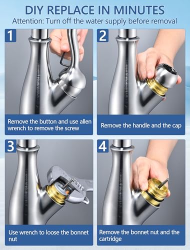 Faucet Cartridge Replacement Compatible with Delta RP50587 DST - Image 4