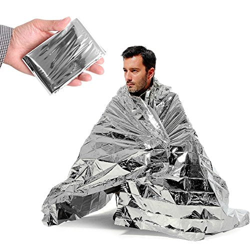 Super Z Outlet Emergency Silver Mylar Thermal Compact Waterproof - Image 2
