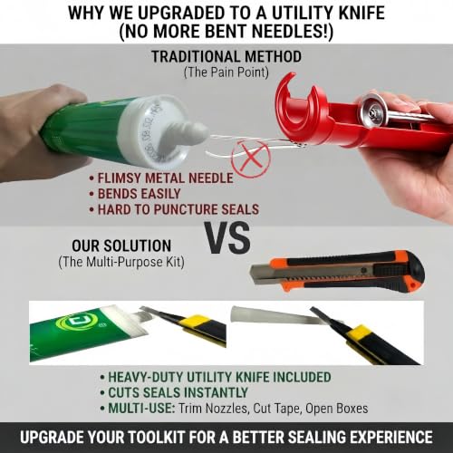 9"Heavy Duty Caulking Gun, 18:1 High Thrust - Image 7